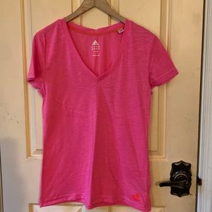 Addidas Pink Coolmax T-shirt Size L